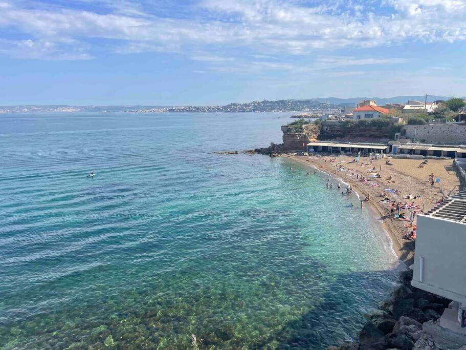 Duplex Bord De Mer La Madrague Марсель Екстер'єр фото